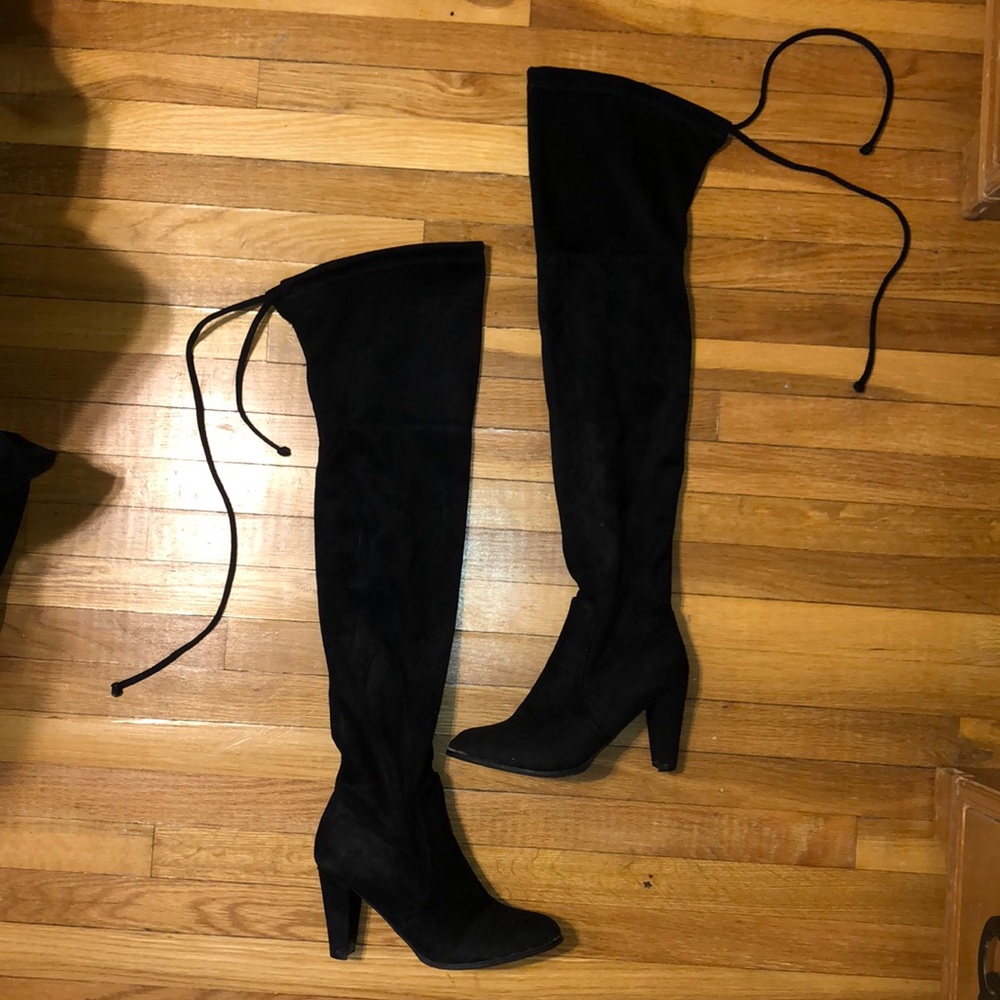 Over the Knee Boots-Black